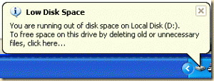 low-disk-space