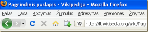 Klausimas #1 - Kokią kalbą naudojate Firefox ? Firefox3