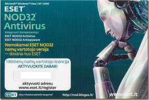 Konkursas: 180 dienų licencija ESET NOD32 antivirusui image