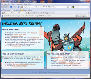 Firefox 3.6 beta 1 apžvalga image