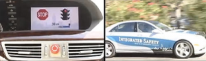 Mersedes prototipas automatiškai stabdo esant raudonam šviesoforo signalui image