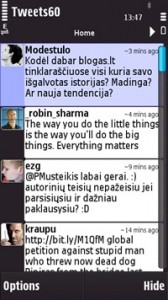 Iš Ovi store #8: Tweets60 – čiulbesiai telefone Scr000049