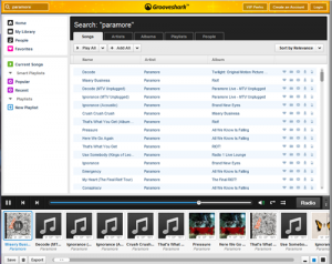 Grooveshark – nemokama legali muzika naršyklėje image