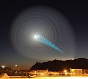 Paslaptinga spiralė Norvegijoje - ne ateiviai, o rusų raketos nesėkmė norway-spiral