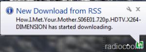 µtorrent pranešimas