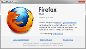 Pasirodė Firefox 4 beta 10 image
