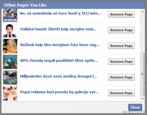 Apsivalome Facebook paskyrą nuo gėdingų puslapių bei trečiųjų šalių programų/aplikacijų image
