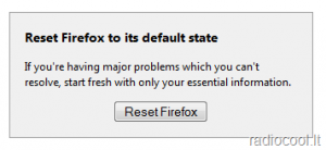 Firefox 13 turės atstatymo(reset) mygtuką image