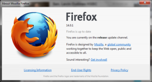 Pasirodė Firefox 14.0.1 image