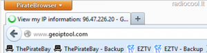 PirateBrowser - Firefox naudojanti TOR tinklą apeiti piratinių tinklapių blokavimą image