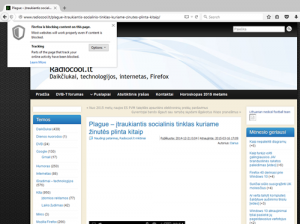 Kaip įjungti Firefox sekimo apsaugą kuri blokuoja ir reklamas 2015-08-17 17_47_27-Plague – įtraukiantis socialinis tinklas kuriame žinutės plinta kitaip · Radioco